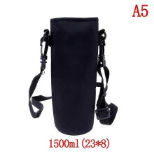 (1500ml) 420ml-1500ml Water Bottle Carrier Insulated Cover Bag Holder Strap Travel