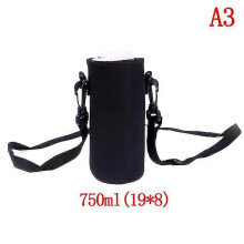 (750ml) 420ml-1500ml Water Bottle Carrier Insulated Cover Bag Holder Strap Travel