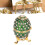 Egg Trinket Box Zinc Alloy Sparkling Rhinestone 12