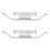 2Pcs Rear Anti Spring Brake Pads Clip 34211157046 7