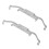 2Pcs Rear Anti Spring Brake Pads Clip 34211157046 5