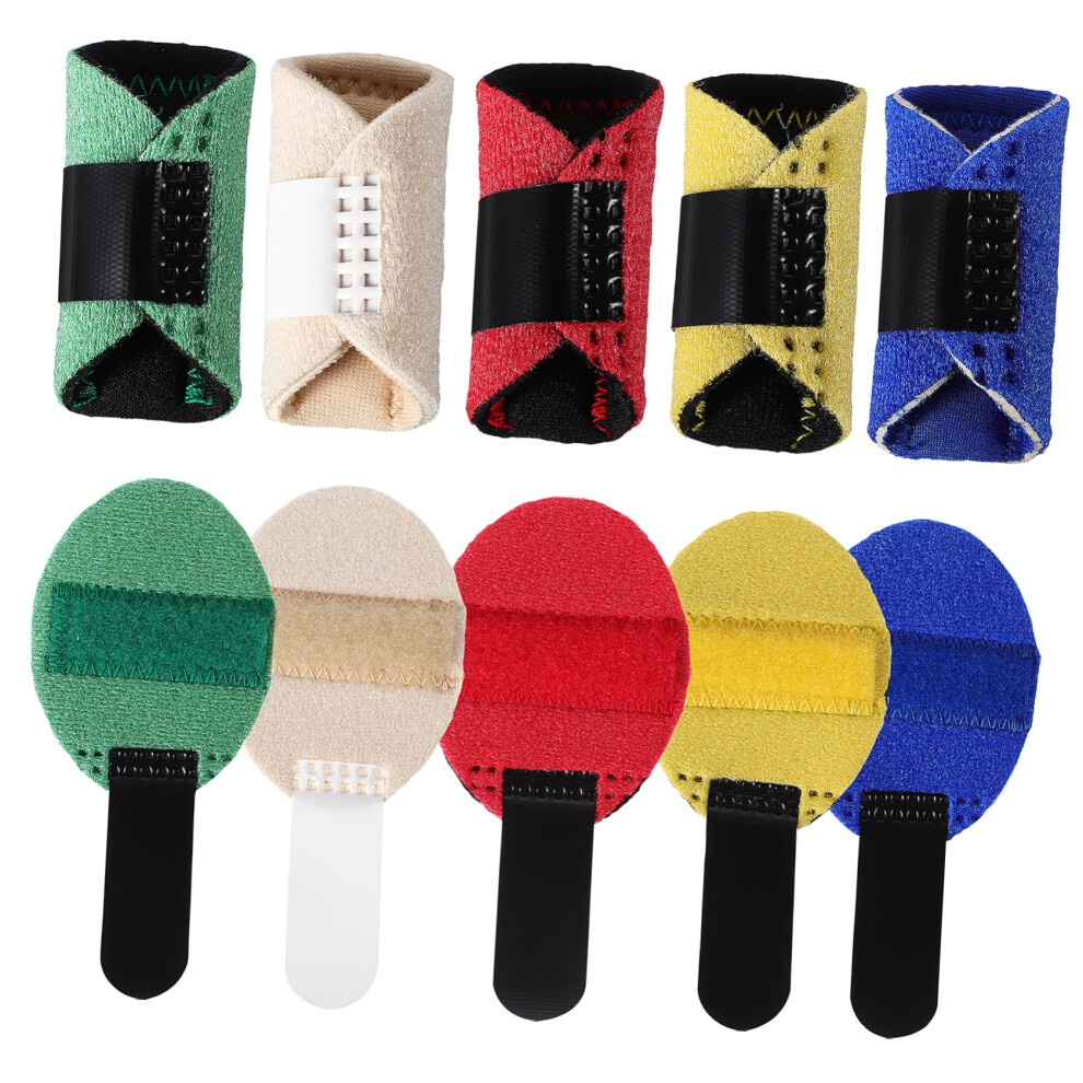 10pcs Finger Splint Semi Rigid Brace Splints for Protectors Crooked Broken