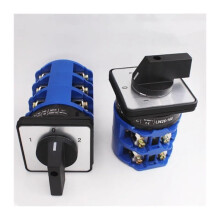 102 3 Positions 20A/32A Changeover Control Circuit Panel Mounted for Electrician Using Tools Rotary Cam Switch LW2620/3 (20A,4P102)