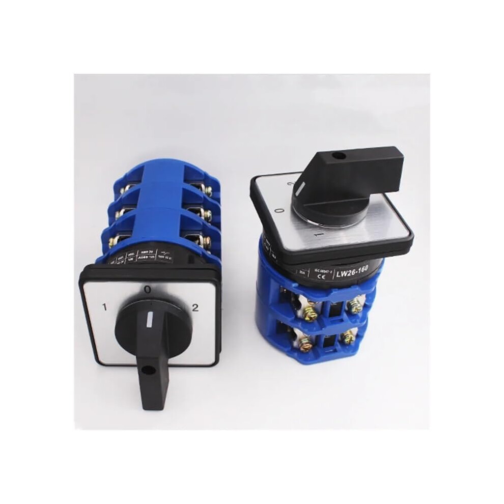 102 3 Positions 20A/32A Changeover Control Circuit Panel Mounted For Electrician Using Tools Rotary Cam Switch Lw2620/3 (20A,4P102) 477169069429