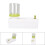Brush Rinser Green Plastic Large Capacity Water 9