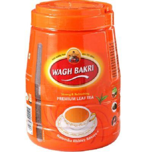 Wagh Bakri Tea 1kg Jar – Premium Leaf Tea with Rich Aroma 1