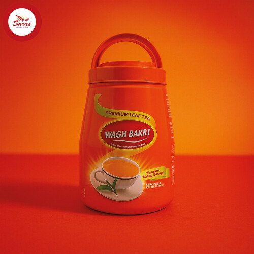 Wagh Bakri Tea 1kg Jar – Premium Leaf Tea with Rich Aroma 2