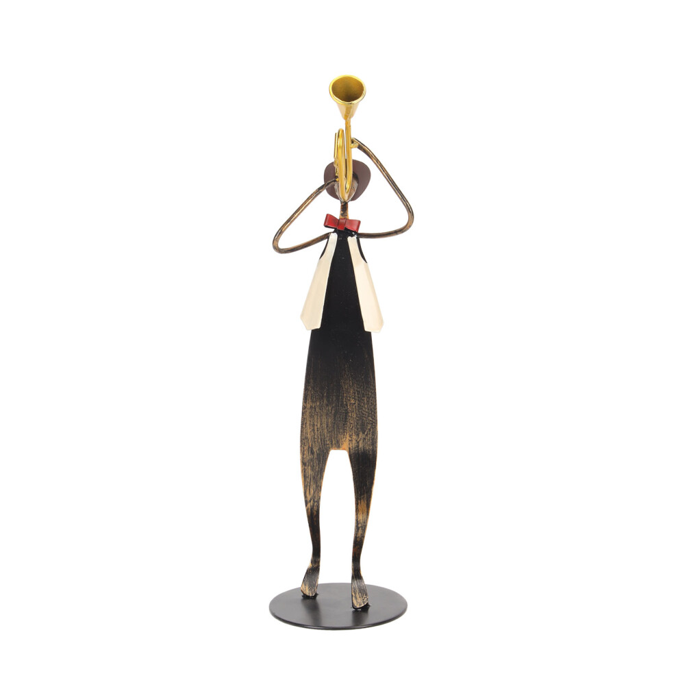 Trumpet Player Figurine Modern Abstract