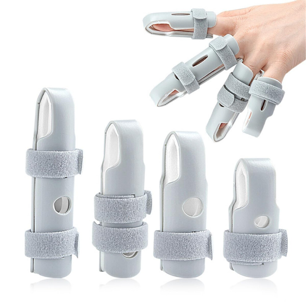 Finger Splints  Finger Support Brace for Broken Fingers, Trigger Finger  Joint Pain  4 Pcs