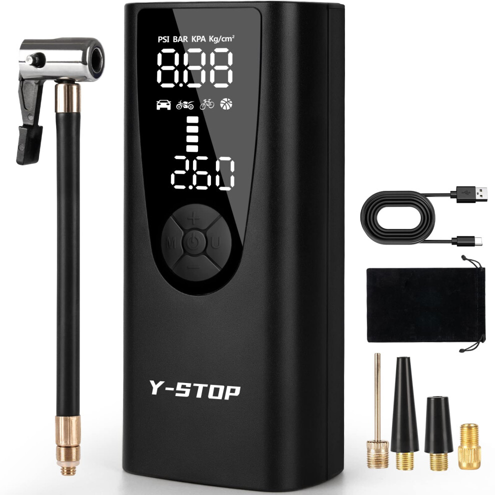 Tire Inflator Air Compressor Air Pump For Car Tires Cordless Electric Tire Pump, 150Psi 12V Dc 477169070722