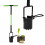 Long Handled Bulb Planter Tool 5 in 1 Lawn and Garden Tool for Digging Holes 1