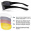 3 Pair Motorcycle Riding Glasses Padding Goggles Uv Protection Dustproof Windproof Motorcycle Sunglasses 4