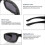 3 Pair Motorcycle Riding Glasses Padding Goggles Uv Protection Dustproof Windproof Motorcycle Sunglasses 2