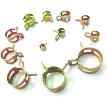 12 Size 120pcs 6-22mm Spring Loaded Hose Clips Fuel Hose Water Line Air Tube Drain Hose Silicone Hose Clamp Fastener