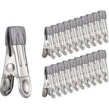 30Pcs Stainless Steel Clothes Pegs,Non-Slip Metal Laundry Pegs