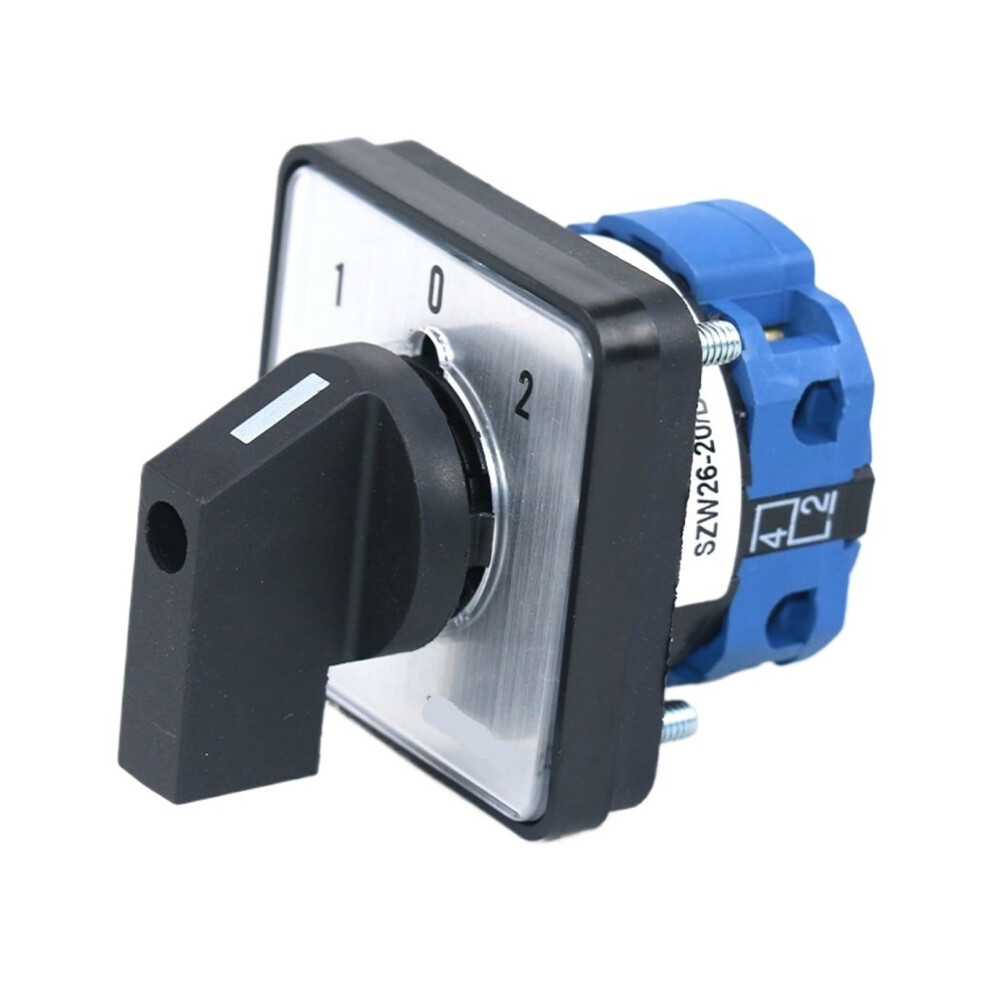 Szw26/Lw2620 20A 660V 102 One Phase Four Terminals 64X64 48X48 Mm Panel Transfer Rotary Changeover Cam Switch (D101.1 1 0 2 48X48mm) 477169071644