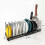 Multifunctional retractable desktop kitchen rack iron pot lid storage rack multi-layer adjustable pot lid rack black 5