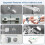 Child Safety Cupboard Locks 10 Pack Adjustable Cupboard Locks 3