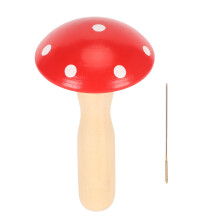 Darning Mushroom Detachable Curved Handle
