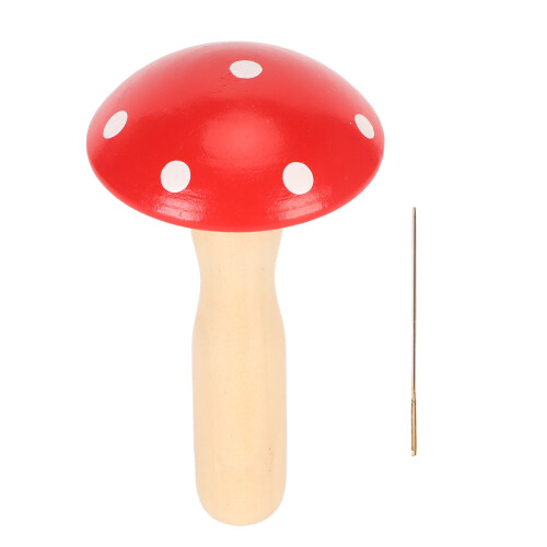 Darning Mushroom Detachable Curved Handle