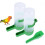 2Pcs Automatic Bird Feeder Bird Waterer & Feeder Parakeet 1