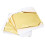 100pcs Imitation Gold Leaf Sheets Cuttable 5