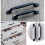 10PCS 96MM Drawer Cupboard Pulls Bedroom Furniture 5