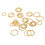 30pcs Hexagonal Knitting Stitch Markers Plating 7