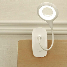 LED Desk Lamp, USB Rechargeable Clip-on Reading Lamp, 3 Light Modes and 3 Brightness Levels, for Reading Books, Office, Home, Child, Bedside