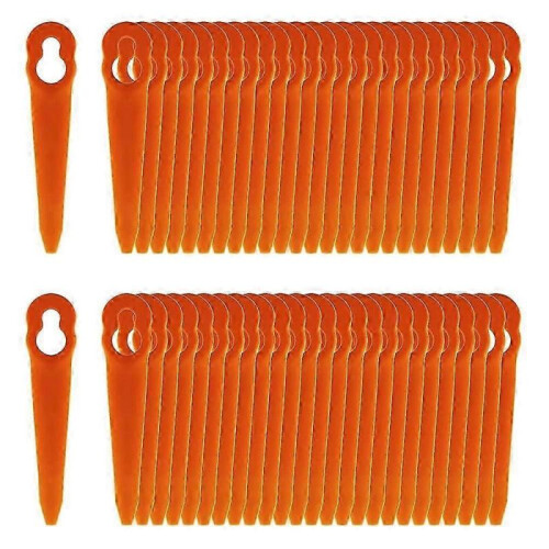 100Pcs for STIHL Polycut 2-2 ABS Cutting Blades Lawn Mower Replacement Parts 1