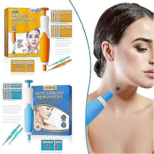 (Orange)Skin-Tag Remover Double Headed Pen Set, Multi-Purpose 2 in 1 Design,Fast Effective,Portable Convenient Manual 1