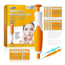 (Orange) Skin-Tag Remover Double Headed Pen Set, Multi-Purpose 2 in 1 Design,Fast Effective,Portable Convenient Manual