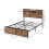 Homcom HOMCOM 4.6FT Double Bed Frame with Storage Headboard and Under Bed Storage 9