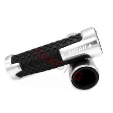 (Silver-B) For Ducati Monster 696 795 796 797 821 937 S2r 800 Motorcycle Accessories Aluminium Cnc Hand Grips Handle Bar End Cap