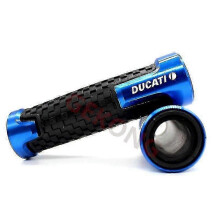 (Blue-B) For Ducati Monster 696 795 796 797 821 937 S2r 800 Motorcycle Accessories Aluminium Cnc Hand Grips Handle Bar End Cap