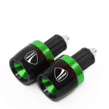 (Green-A) For Ducati Monster 696 795 796 797 821 937 S2r 800 Motorcycle Accessories Aluminium Cnc Hand Grips Handle Bar End Cap