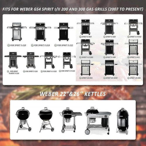 Replacement BBQ Thermometer for Weber Spirit 200 and 300 BBQs 2