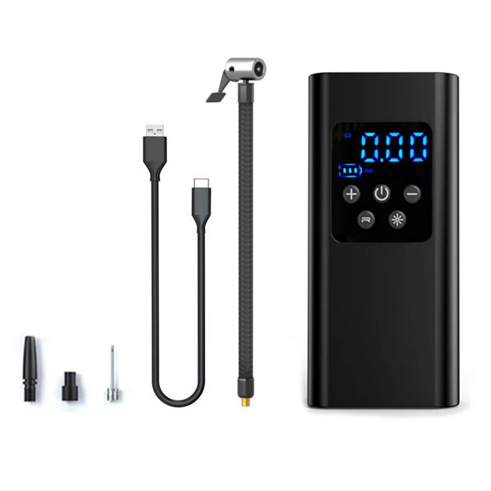 Tire Inflator Air Compressor 6000Mah 150Psi Air Pump For Car Tires Tire Pump With Led For Car Motor Bike Ball Light 477169073723