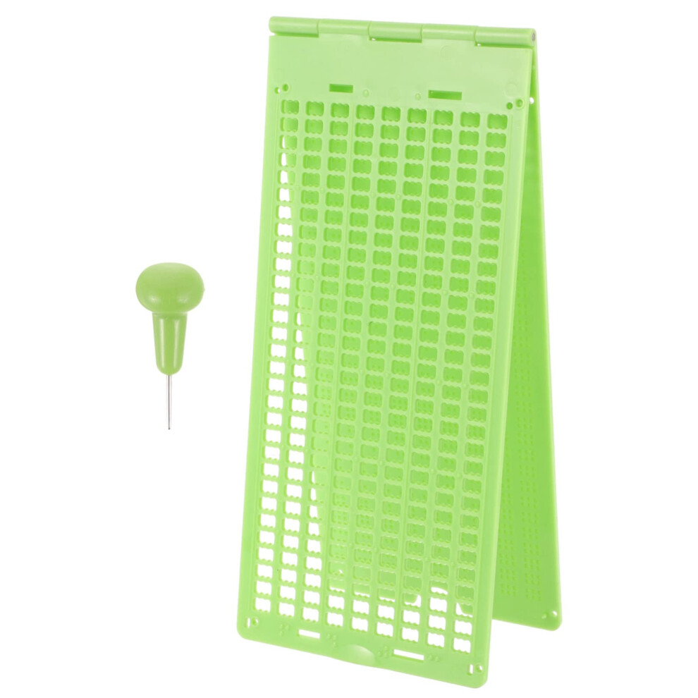 Braille and Stylus Kit for Blind 9line 30Cell Writing Tablet and Blind Learning Aid