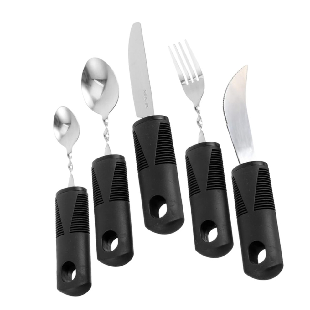 Elderly Utensil Set Turtle Silverware for Tremble Eating Gadget Adaptive Utensils Easy to Clean Use