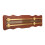 Billiard Game Scorer 2 Track Wavy Brown Medium 5