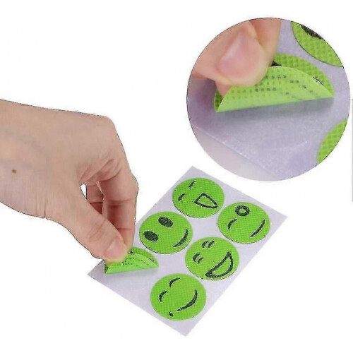 300pcs Smiley Mosquito Repellent Insect Repellent Stickers 2
