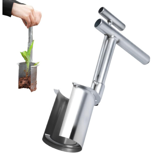 Bulb Planter Tool,   Gardening Bulb Transplanter for Spring Planting, Easy Tool
