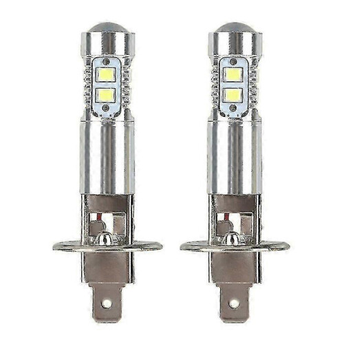 2x H1 LED Headlight Bulbs High/Low Beam Fog Light Kit 6000K Plug & Play