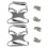 Replacement Straps for Simplus Full Face Mask, Eson 2 Nasal Mask Headgear,Eson CPAP Headgear 2-Pack 5