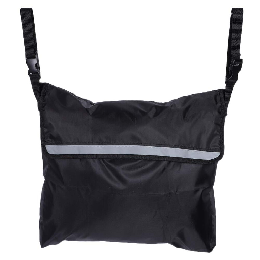 Wheelchair Backpack with Reflective Strip, Wheelchair Armrest Storage Bag