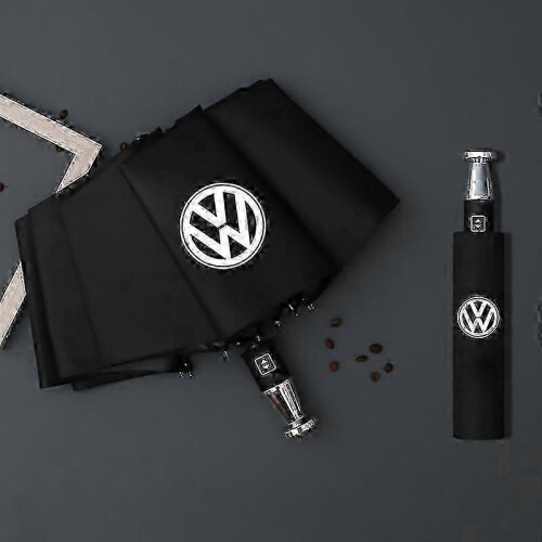 (public) 2025 Rain Windproof 10-bone Auto Logo Umbrella