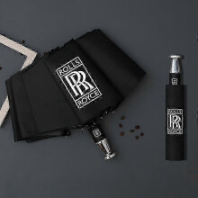 (Rolls-Royce) 2025 Rain Windproof 10-bone Auto Logo Umbrella