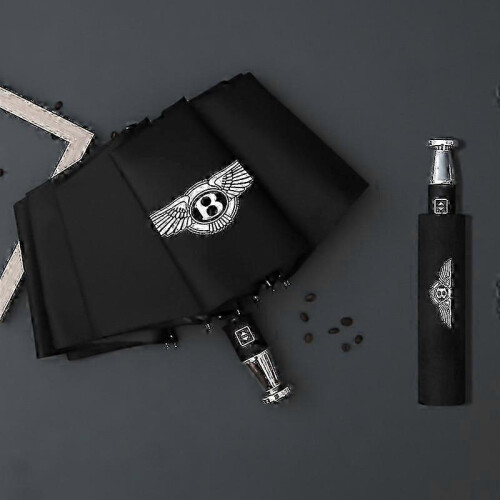 (Bentley)2025 Rain Windproof 10-bone Auto Logo Umbrella