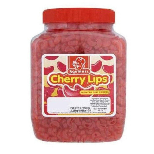 (1kg Sweet Pouch) Squirrel Cherry Lips 2